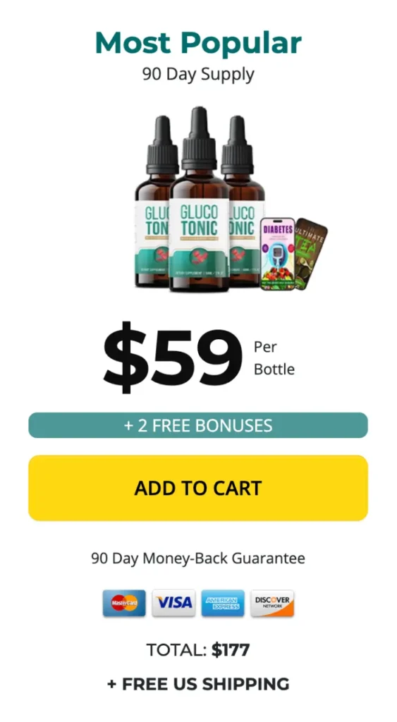 Order Glucotonic 3 Bottles